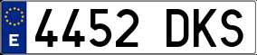 Truck License Plate